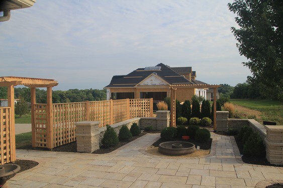 Front Yard With Wooden Fence